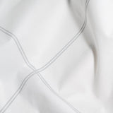Close Up of Essential Collection Percale Pillowcases in Light Grey Frame
