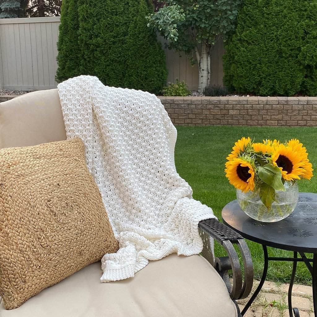 Cool And Breezy Popcorn Knit Throw Blanket – Skylark+Owl Canada