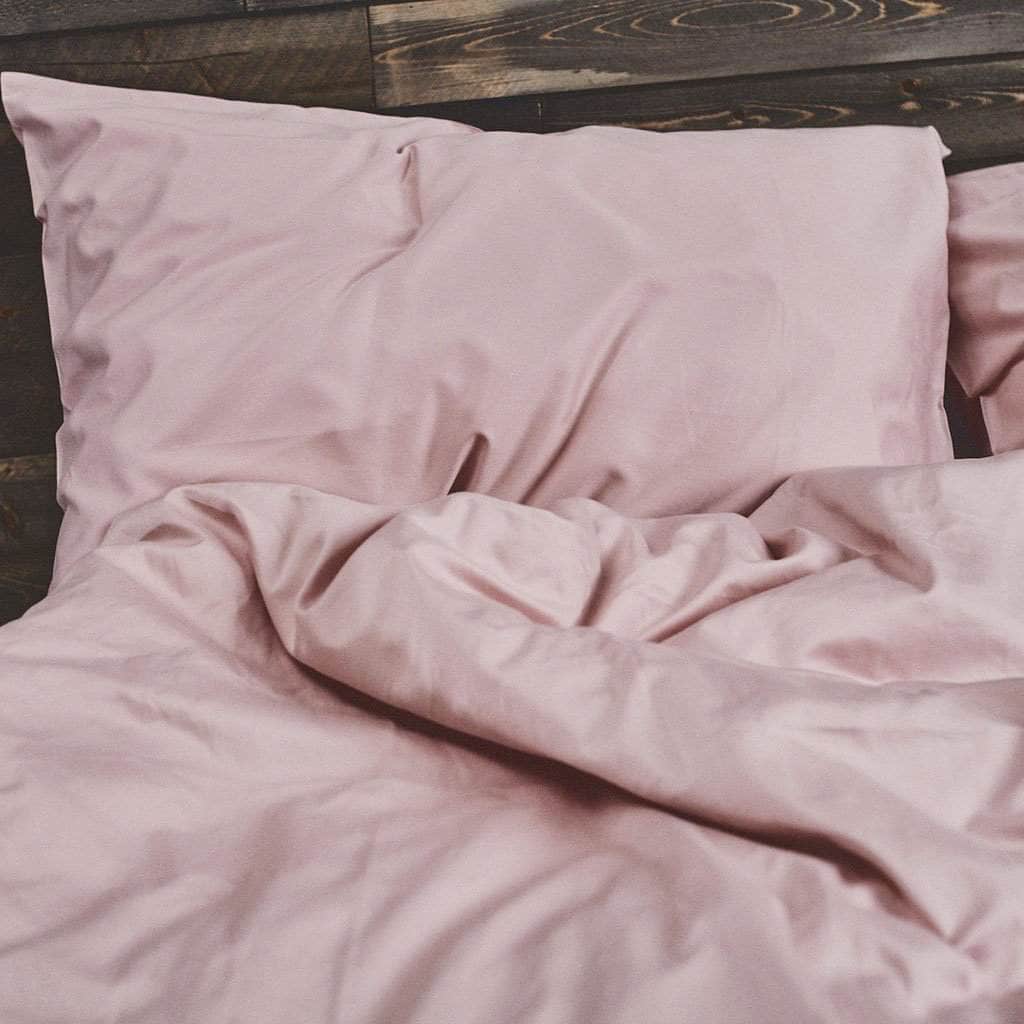 Dusty Rose Duvet Cover and Pillow Sateen