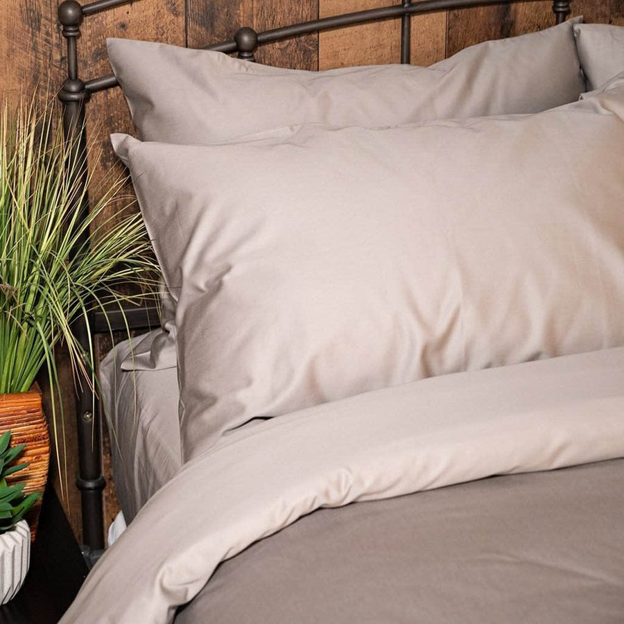 Warm Grey Sateen Pillowcases Canada