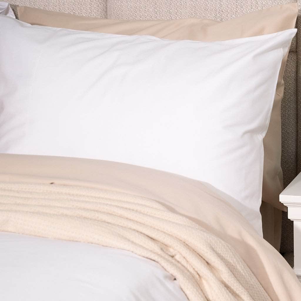 Made bed white sateen bed sheets Canada