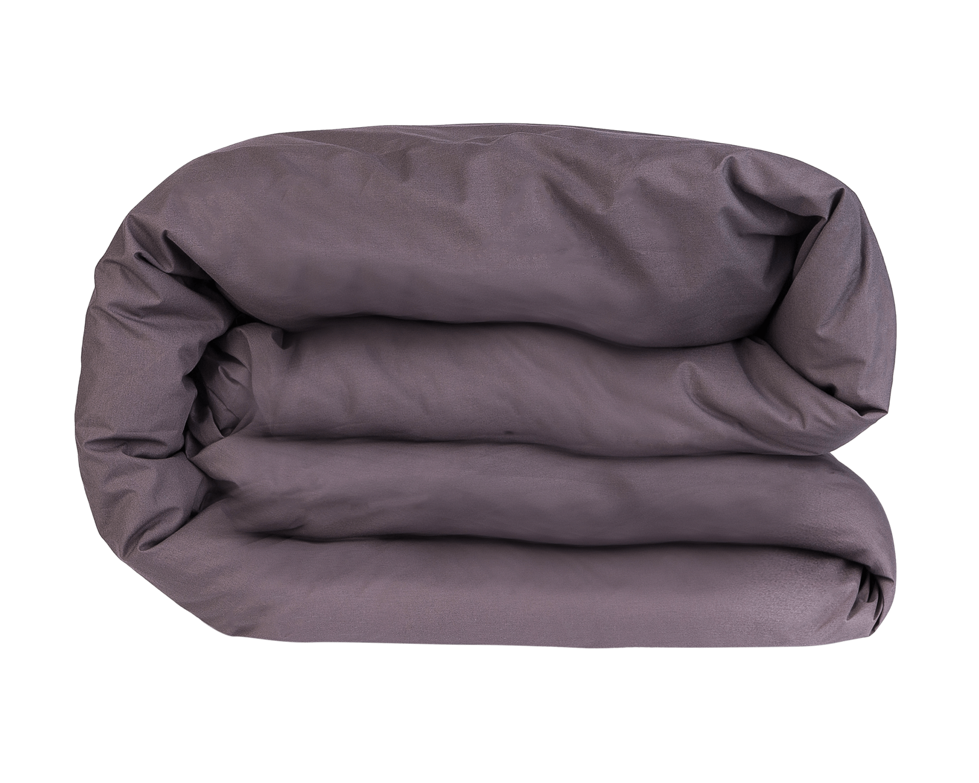 Dark Grey Percale Duvet Cover