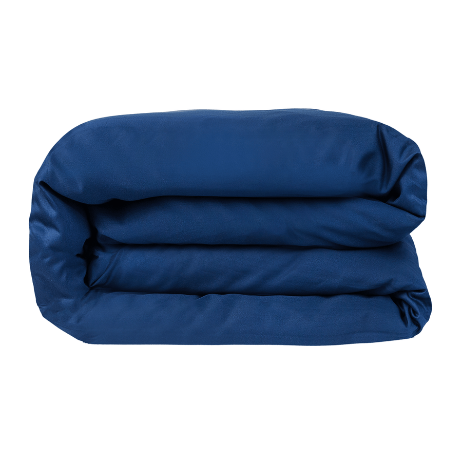 Navy Blue Sateen Duvet Cover Canada