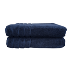 Navy Blue Turkish Cotton Bath Sheets Canada