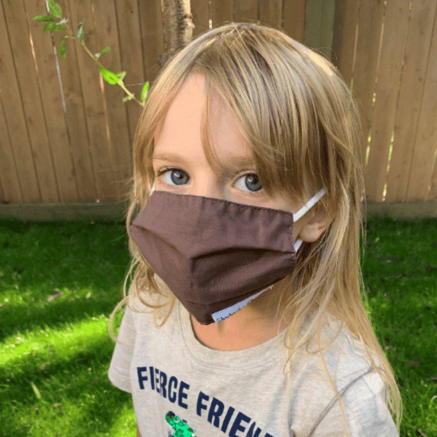 Kids Fabric Face Masks | Skylark+Owl Linen Co.