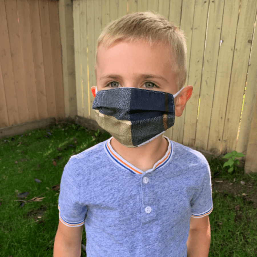 Kids Fabric Face Masks | Skylark+Owl Linen Co.