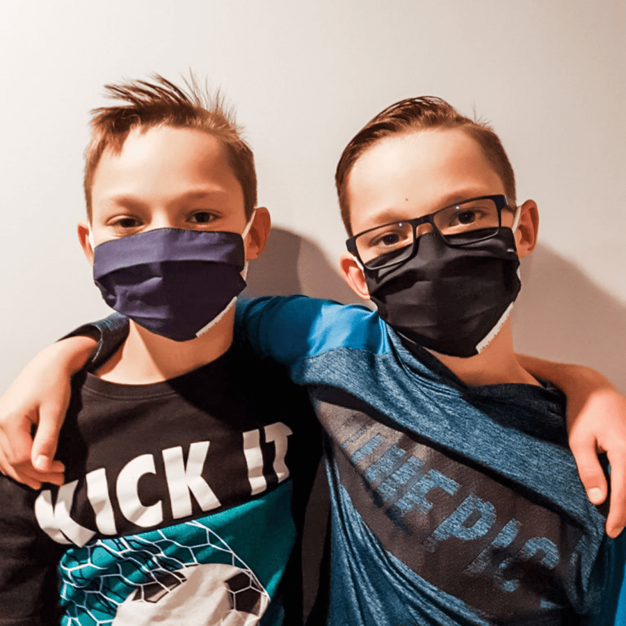 Kids Fabric Face Masks | Skylark+Owl Linen Co.