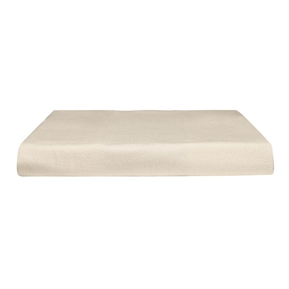 Folded Chalk Fitted Sheet 