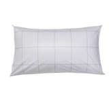 Pillow with Essential Collection Percale Pillowcase in Light Grey Frame