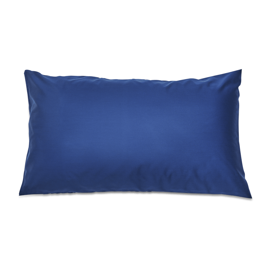 Pillow with Essential Collection Percale Pillowcase in Navy