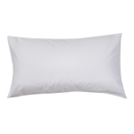 Pillow with Essential Collection Percale Pillowcase in White