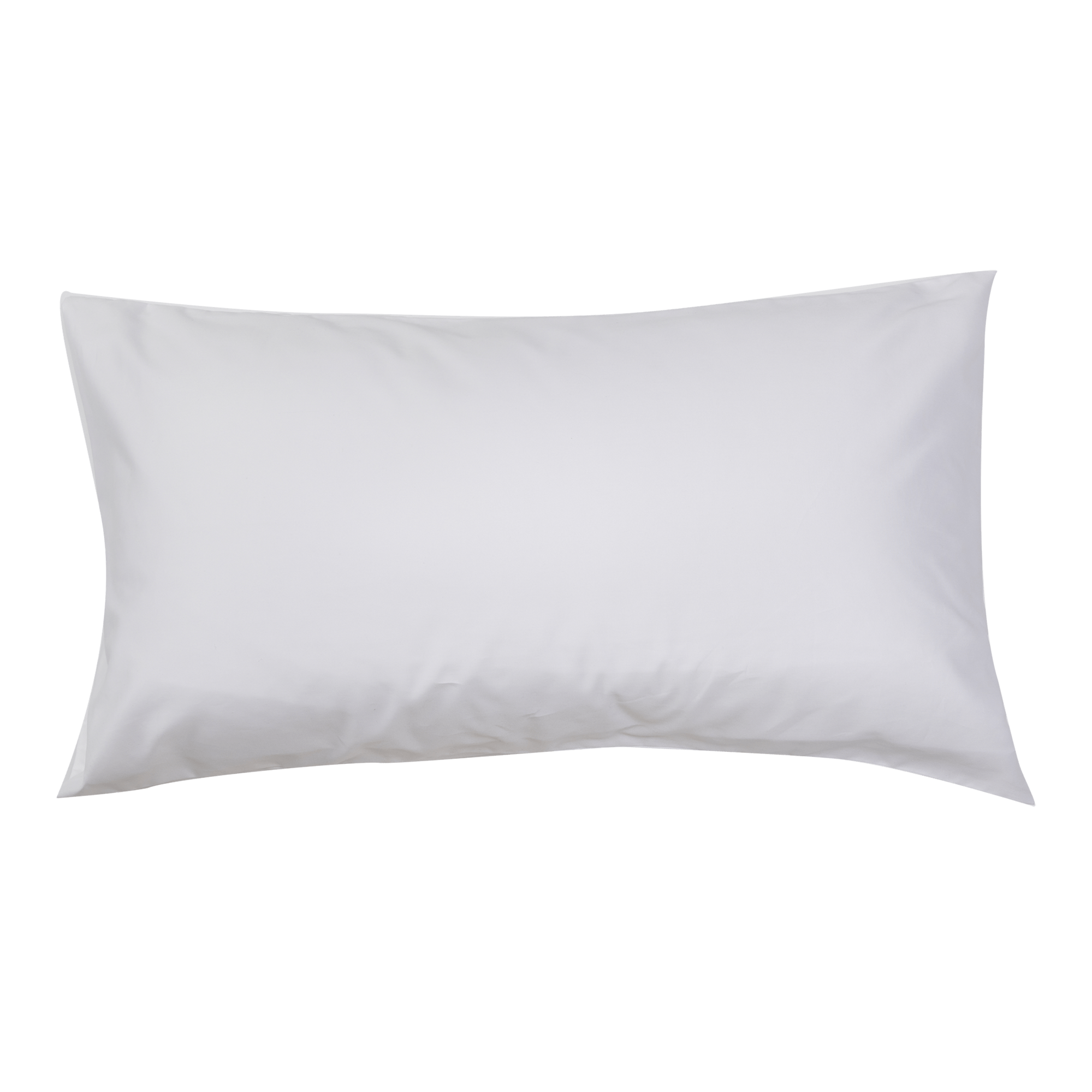 Pillow with Essential Collection Percale Pillowcase in White