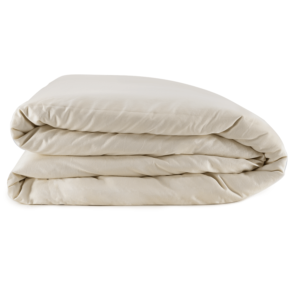 Washed Sateen Duvet Cover Taupe Canada