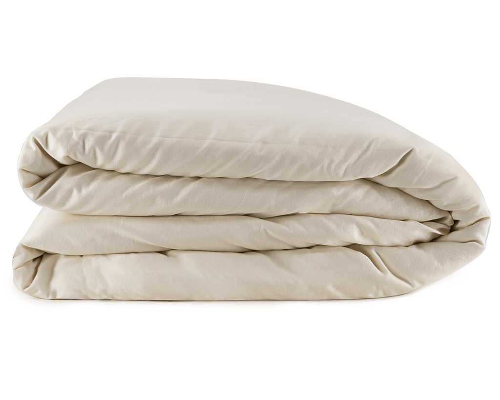 Washed Sateen Duvet Cover Taupe Canada