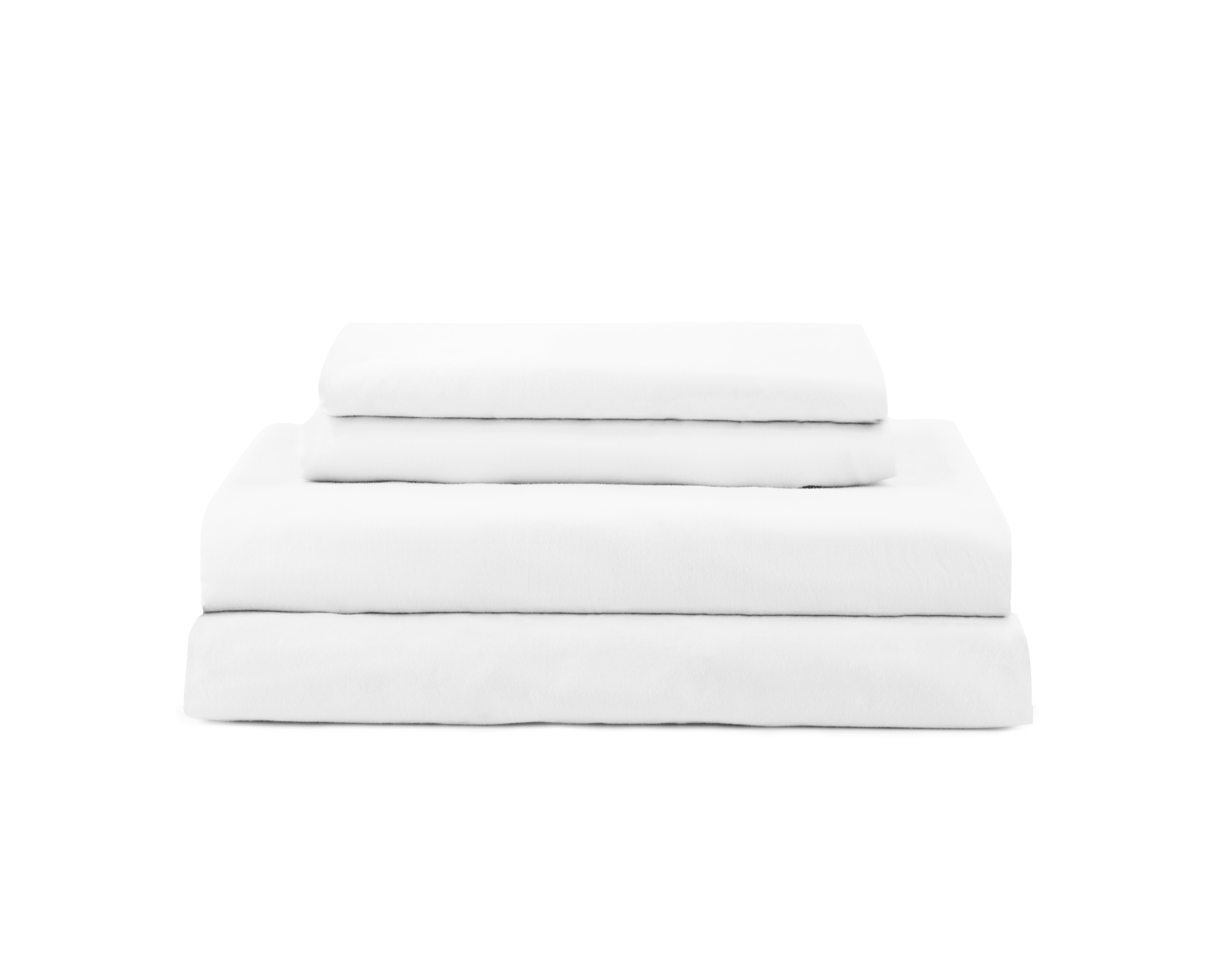 Washed Sateen Sheet Set White Canada | Skylark+Owl Linen Co.