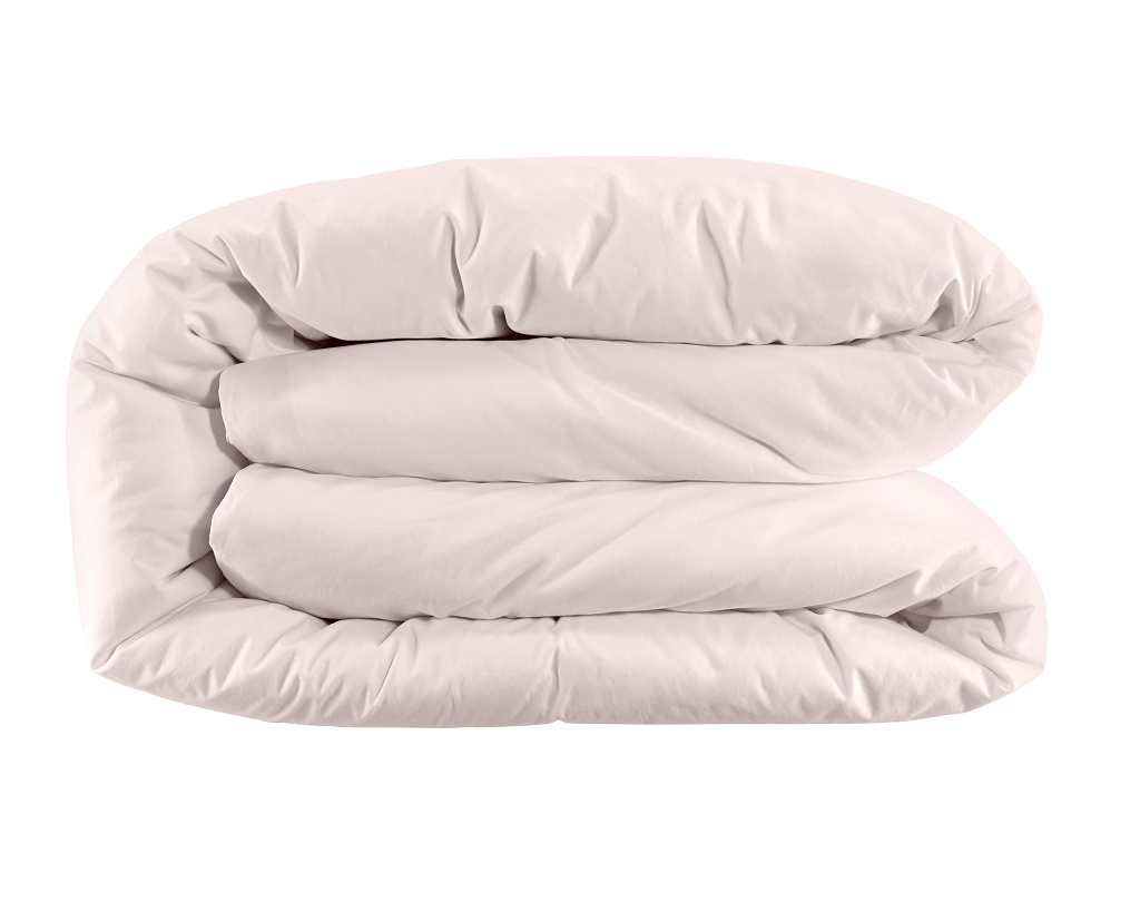 Washed Percale Duvet Cover | Coconut Cream | Skylark+Owl Linen Co.