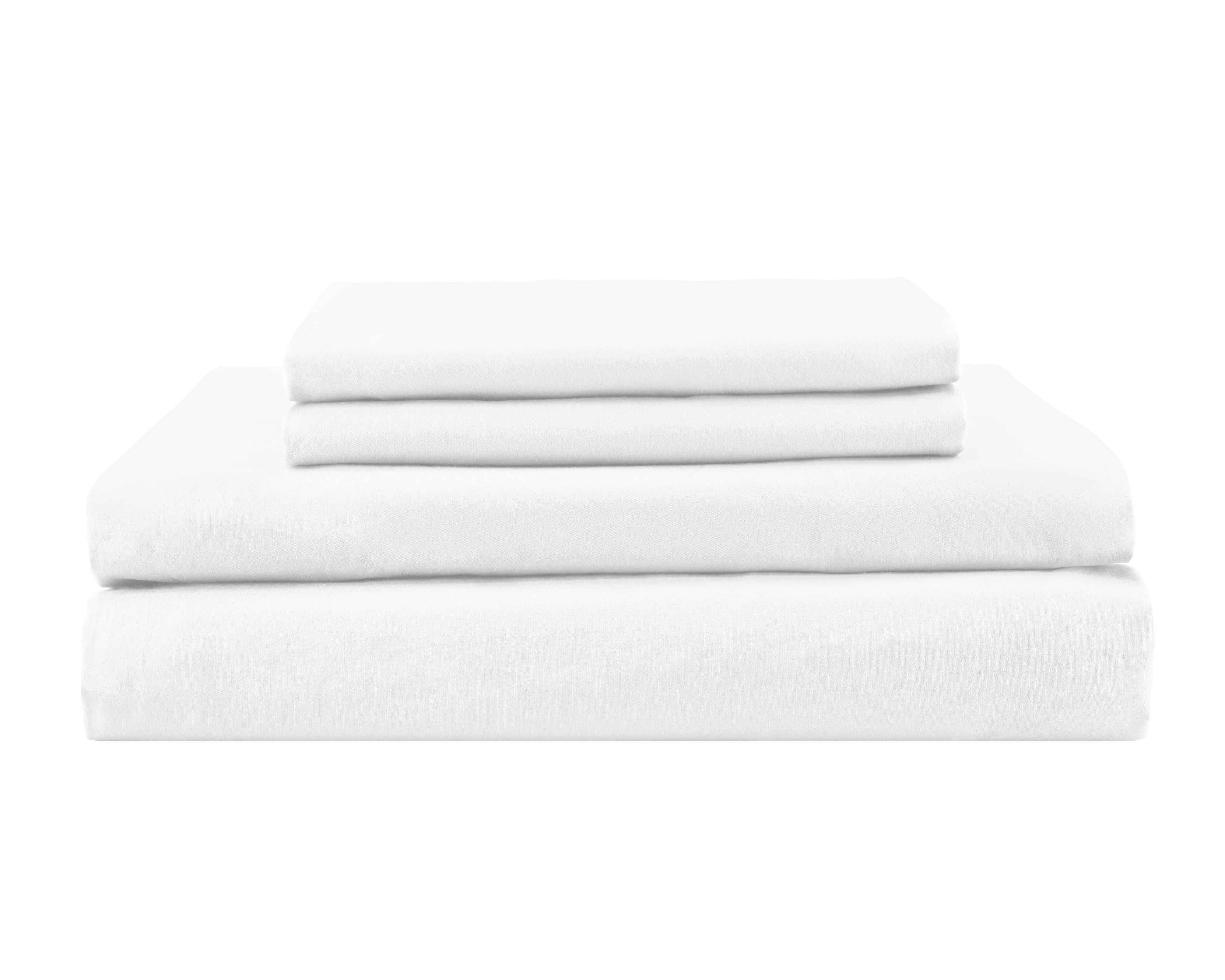 Washed Percale Sheet Set White Canada